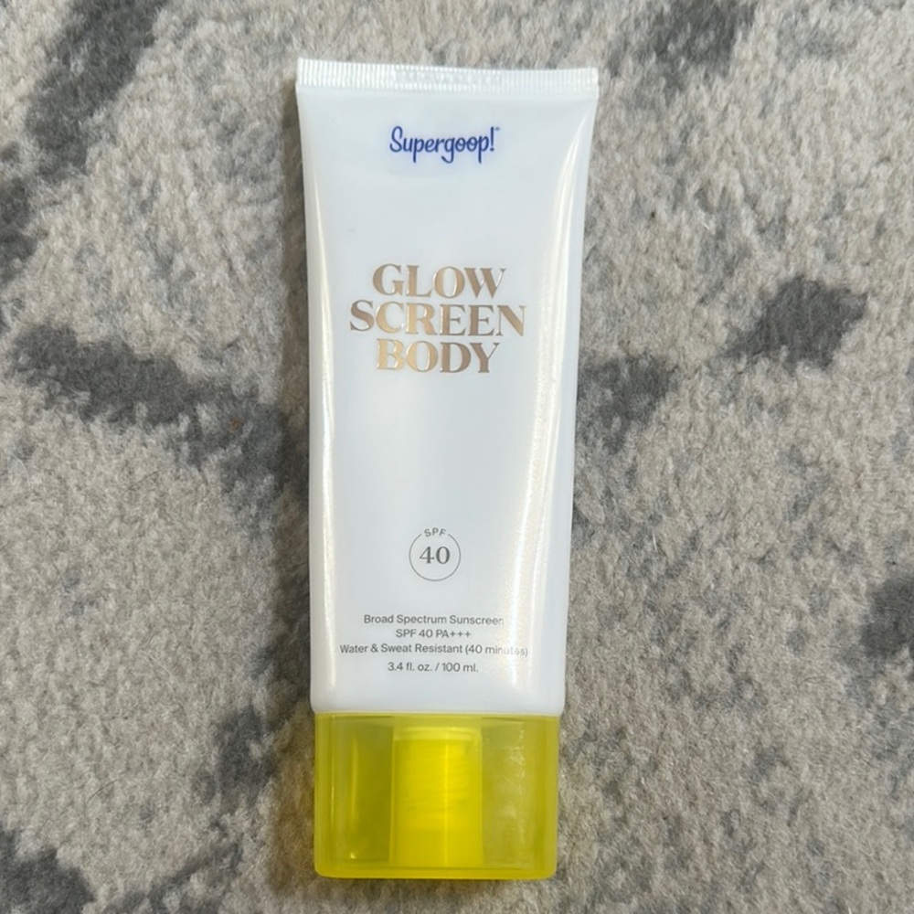 Supergoop! Glow Screen Body SPF 40 with Yellow Cap